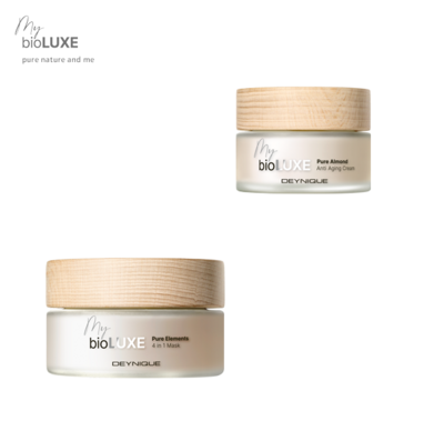 My bioLUXE Pure Almond & 4-in-1 Maske